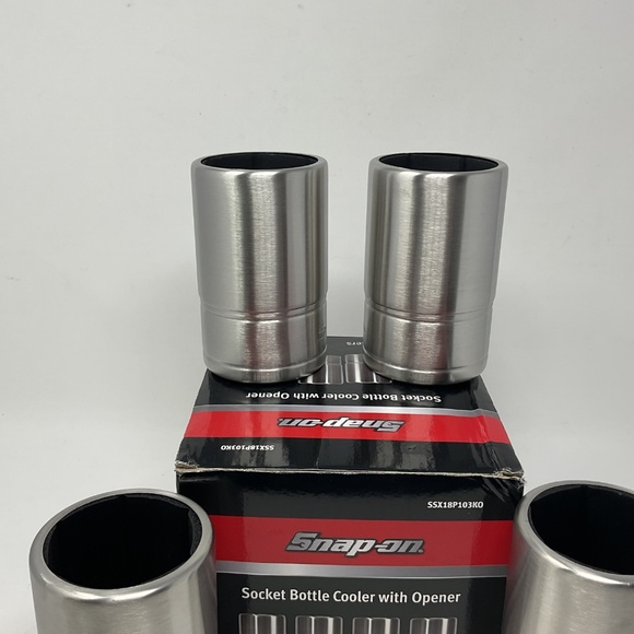 Snap-on Tools Socket Bottle Cooler Koozie With Opener Set - Picture 4 of 10